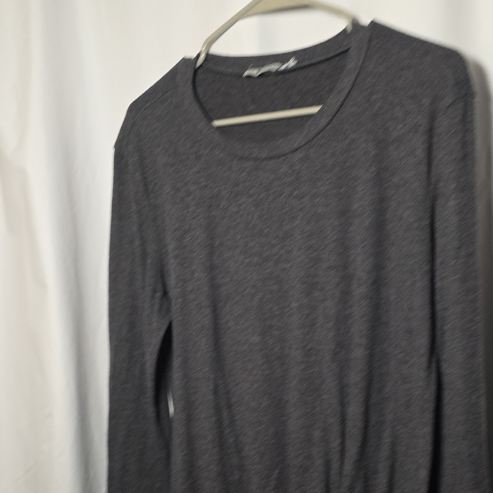 Gray Long Sleeve Women's Top